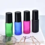 Gekleurde parfumroller Essentiële olie rollerflesjes dik glas 5ml