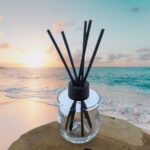 Geurfles glas 100ml reed diffuser Rotan geurstokjes riet