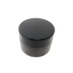Glazen cosmetica pot 30ml amber bruin glas schroefdeksel zwart
