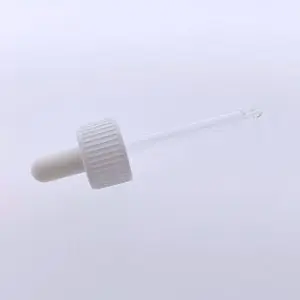 Glazen druppelpipet 60ml wit D28 28/410 - pipetten