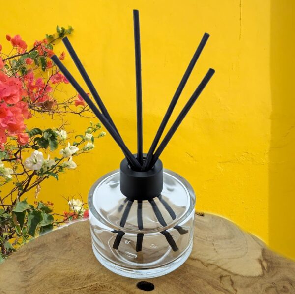 Glazen geurfles 100ml reed diffuser glas Rotan geurstokjes riet
