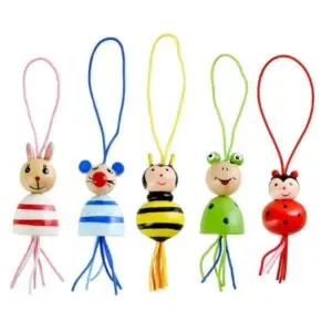 Houten gelukspoppetjes dieren