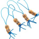 Houten Gelukspoppetjes Jongetjes baby blauw