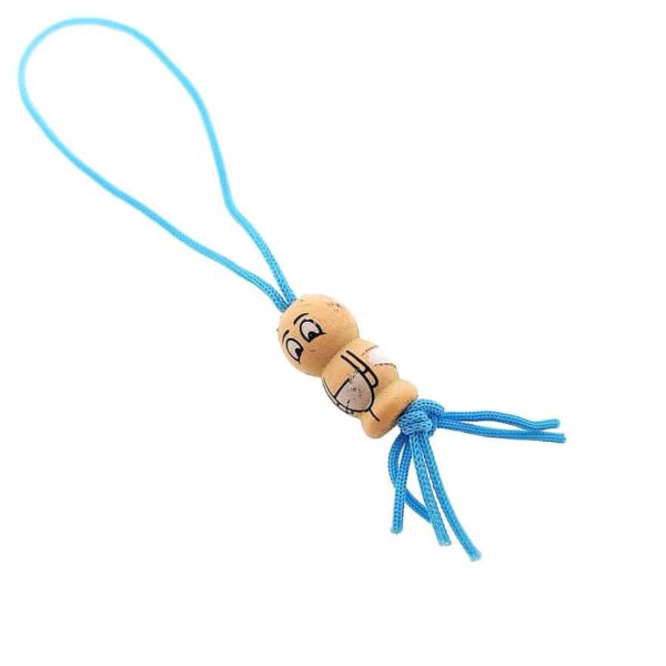 Houten Gelukspoppetjes Jongetjes baby blauw - Afbeelding 3
