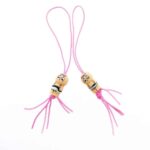 Houten Gelukspoppetjes Meisjes baby roze - Afbeelding 3