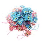 Houten Gelukspoppetjes Uiltjes Baby roze blauw - Afbeelding 2