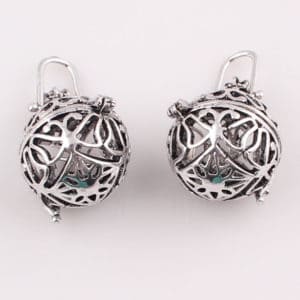 Ketting parfum medaillon vlinder antiek