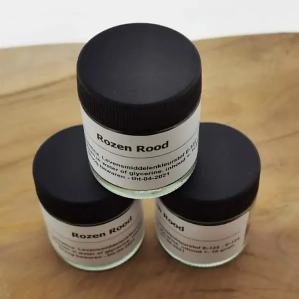 Kleurstof Rozen Rood E 122 / E 124 kleurpoeder Cosmetica