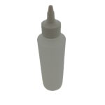 Knijpfles 250ml HDPE doseertuit wit