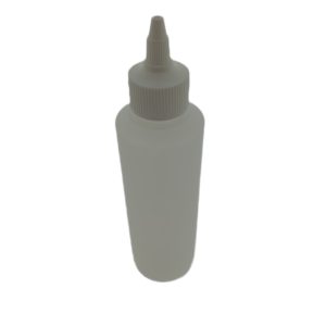 Knijpfles 250ml HDPE doseertuit wit