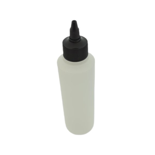 Knijpfles 250ml HDPE doseertuit zwart