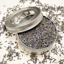 Lavendelbloemen blikje 150 ml + kijkvenster - Lavendel 1e kwaliteit