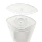 Lege knijptube transparant 45ml Flip top dop