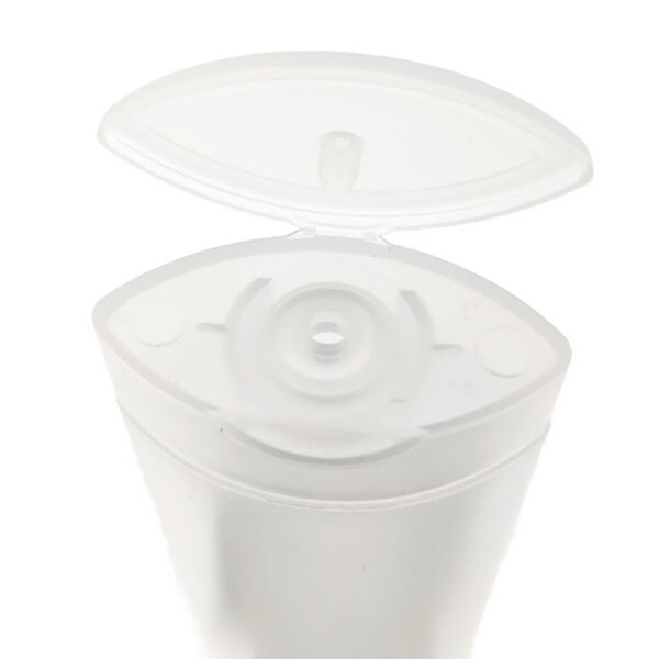 Lege knijptube transparant 45ml Flip top dop