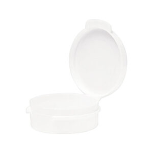 Lege monster potjes wit 10ml drukdeksel zalf crème cosmetica