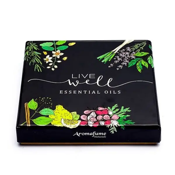 Live Well essentiële olie set Aromafume 8x10ml