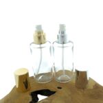 Lotion crème fles glas 125ml + serum pomp + beschermkap