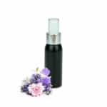 Lotion dispenser flesje zwart 60ml zilver pompje