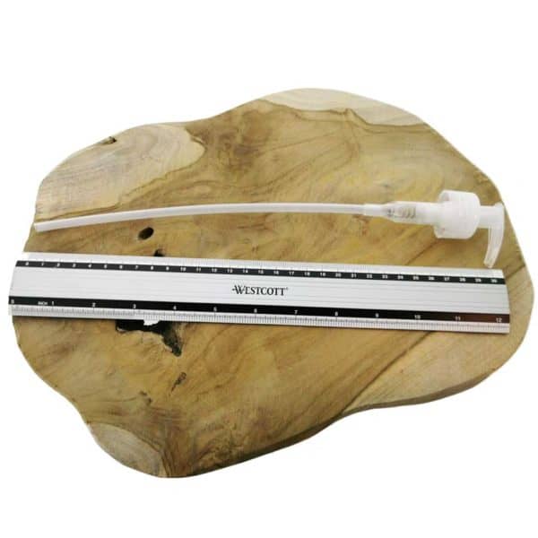Lotion pomp transparant, zeep dispenser 28/410 fleshals DIN28 28 mm