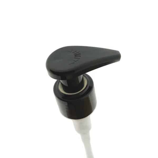 Dispenser pompje zwart DIN24 24/410 olie lotion zeep doseerpomp