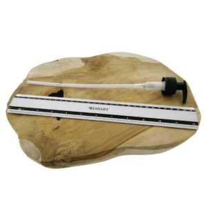 Lotion pomp zwart, zeep dispenser 28/410 fleshals DIN28 28 mm