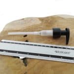 lotion pomp zwart zeep dispenser fleshals 24 410 din24 24 mm