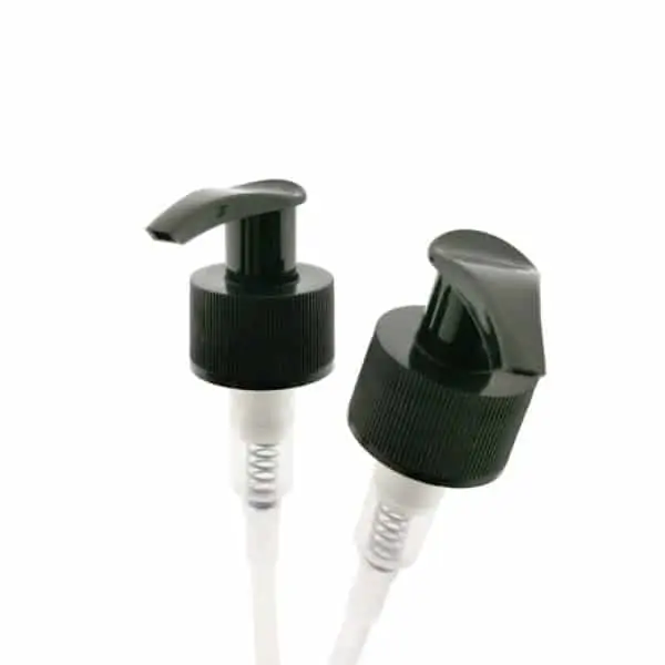 Lotion pomp zwart, zeep dispenser fleshals 28/410 DIN28 28 mm