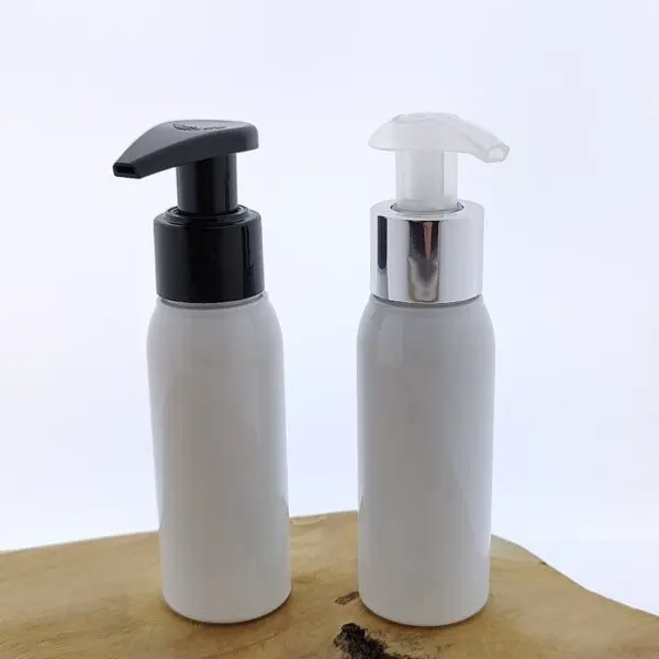 Lotion zeeppomp dispenser flesje wit 60ml