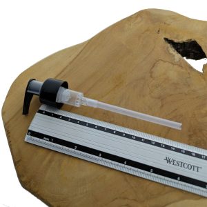 Lotionpomp Zwart DIN28 – 360º Vergrendeling, Externe Veer