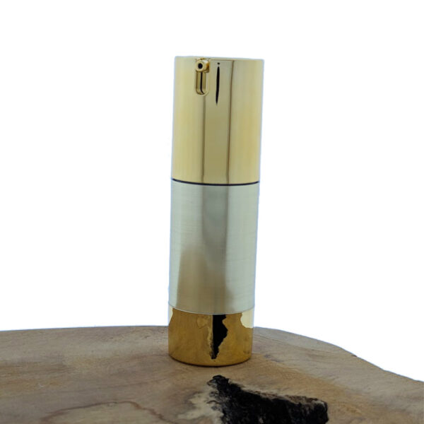 Luxe 30ml airless dispenser goud cosmetische lotion serum fles