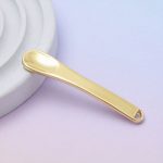 luxe metalen spatel, cosmetische crème lepel goud