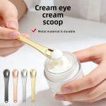 luxe metalen spatel, cosmetische crème lepels