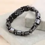 hematiet armband magnetisch 19cm.