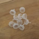 Mini trechter tuitje 19 mm transparant