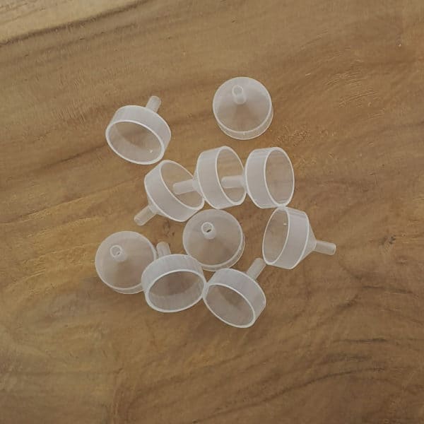 Mini trechter tuitje 19 mm transparant