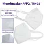 Mondkapjes KN95 FFP2 5 laags bescherming