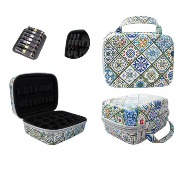 Multifunctionele etui opbergtas Essentiële olie flesjes + parfumrollers