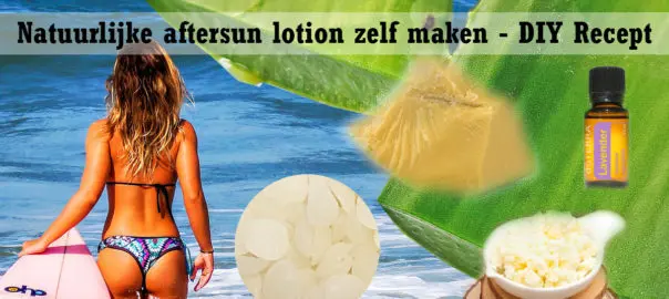 Natuurlijke aftersun lotion zelf maken DIY Recept