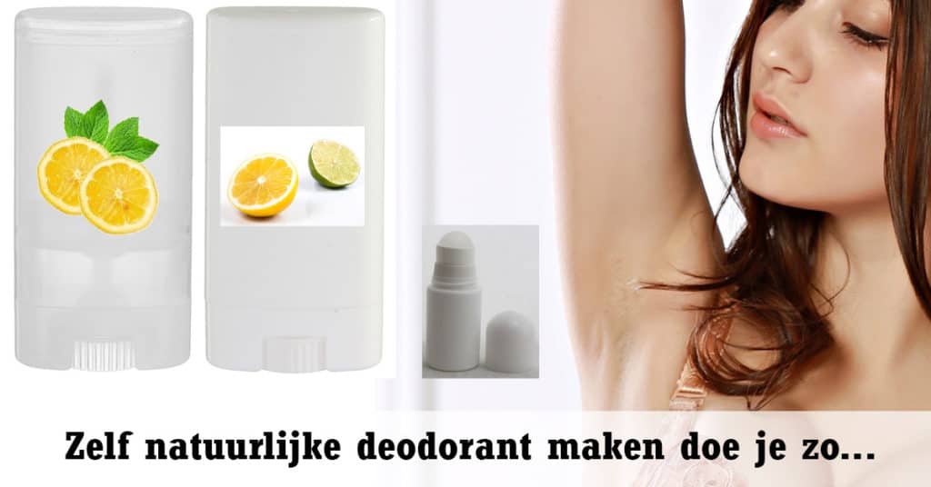 Deodorant maken - natuurlijk DIY recept - Deoroller - Deostick