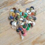natuurstenen ketting hanger maan edelstenen sieraden 1