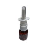 Neussprayer flesje 15ml amber pet pharma neus vernevelaar verstuiver