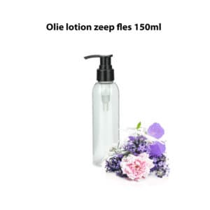 Olie lotion zeep fles 150ml + dispenser pomp