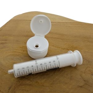 Oral Dose dop + spuit 10ml DIN28 28/410