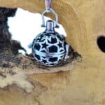 Parfum medaillon star sterren aroma ketting lavasteen pomander