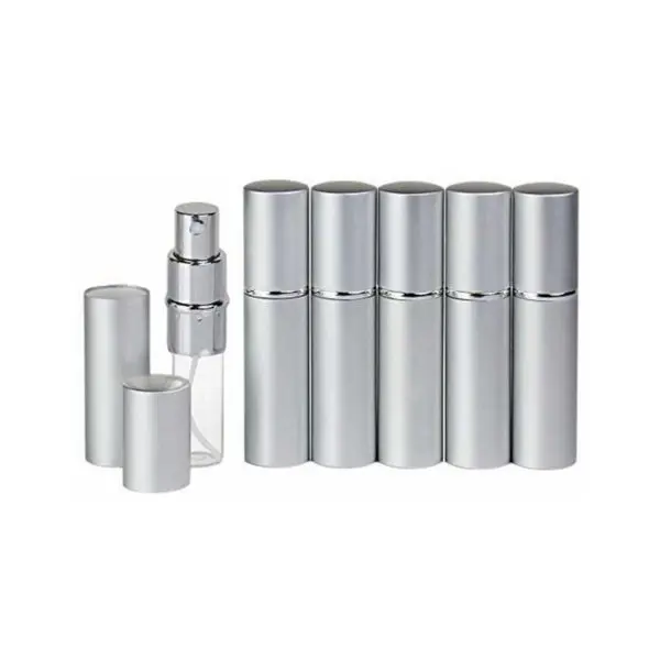 Parfum spray verstuiver 10 ml zilver navulbare parfumfles