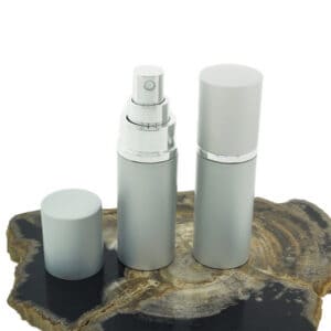 Parfum spray verstuiver 20 ml zilver navulbare parfumfles