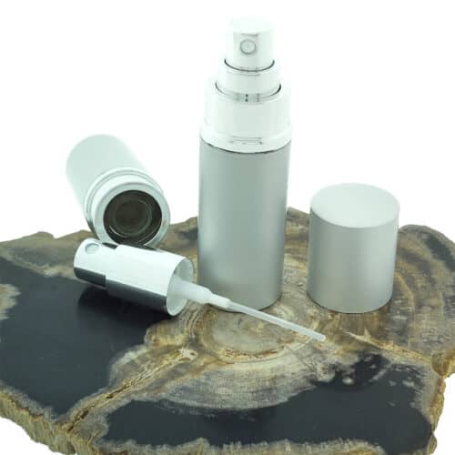 Parfum spray verstuiver 20 ml zilver - navulbare parfumfles