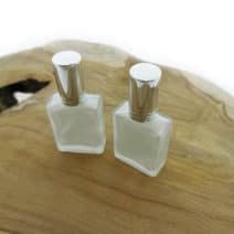 Parfum sprayfles verstuiver zilver