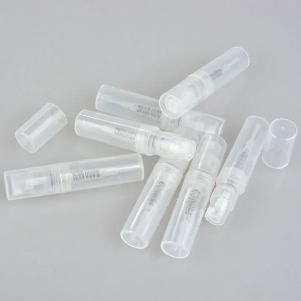 Parfum verstuiver 2 ml plastic hervulbare spray flesjes (5 stuks)