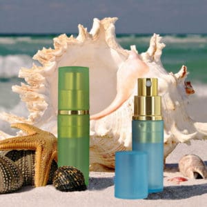 Parfum verstuiver blauw groen 10 ml navulbare parfum spray fles